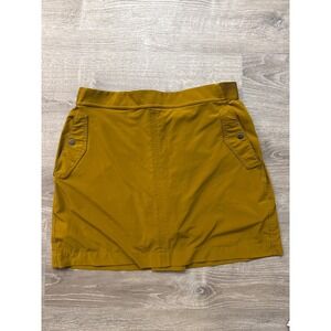 Athleta Women's Vienna Harvest Gold Everyday Skort Size 16 Outdoor Active Sports